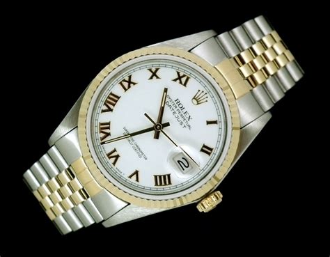 vintage rolex datejust roman numerals|rolex watch with roman numerals.